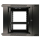 Extralink Szafka wisząca rack 9U 600x600 czarna dwusekcyjna EX.12943 - 489357 - zdjęcie 7